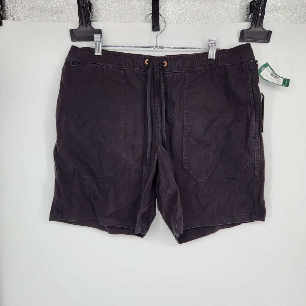 Roark Men's XL Black Made TO Fade 7.25" Inseam Short NWT